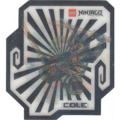 ninjago 3d lenticular card 2016 - 5 characters