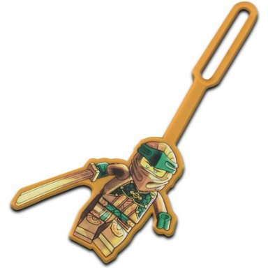 bag luggage tag silicone ninjago core lloyd golden ninja