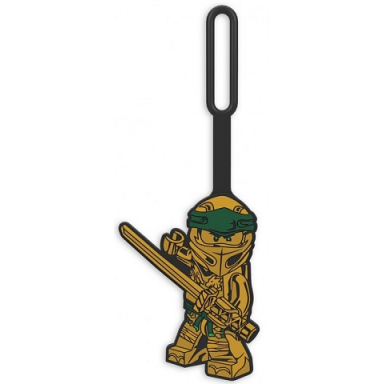 bag luggage tag silicone ninjago golden lloyd