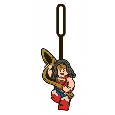 bag luggage tag silicone dc super heroes - wonder woman