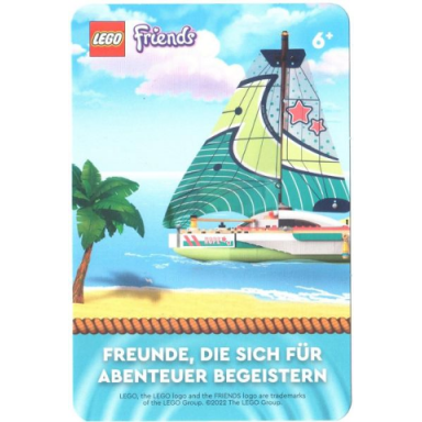 card promotional friends - freunde die sich für abenteuer begeistern german