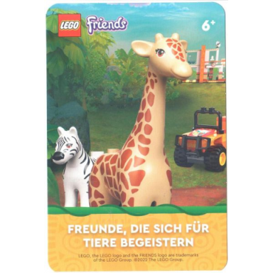 card promotional friends - freunde die sich für tiere begeistern german