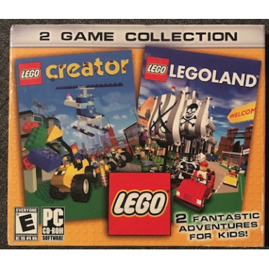 2 game collection - creator and legoland - pc cd-rom