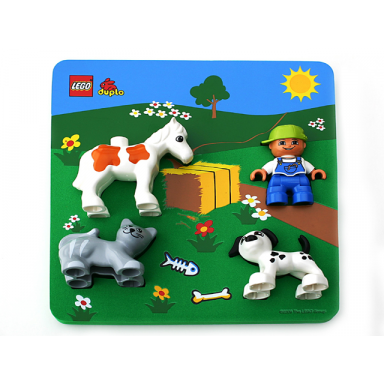 duplo puzzle 3d animals