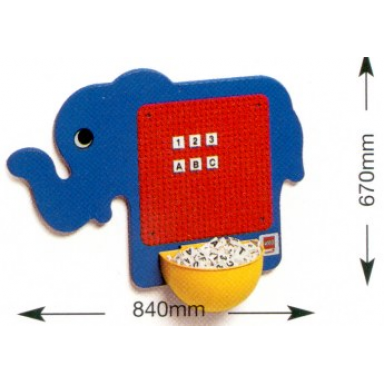 playpoint elephant wall board