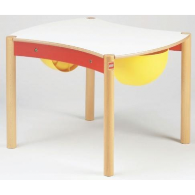 multi-playtable for 2 children white top
