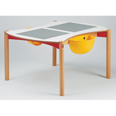 multi-playtable for 4 children white top