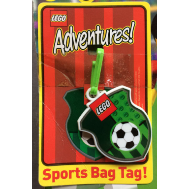 sports bag tag lego soccer