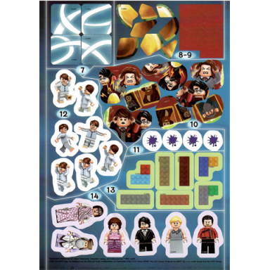 sticker sheet harry potter sheet of 55