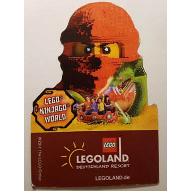 magnet flat legoland deutschland resort - lego ninjago world