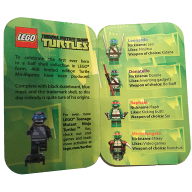card for tin teenage mutant ninja turtles