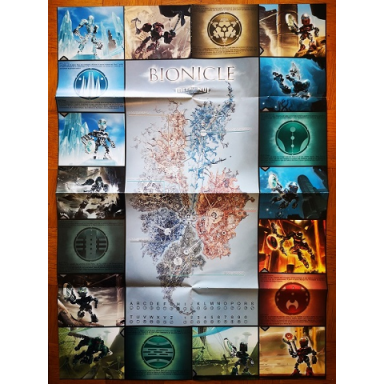 bionicle poster metru nui la cité des légendes