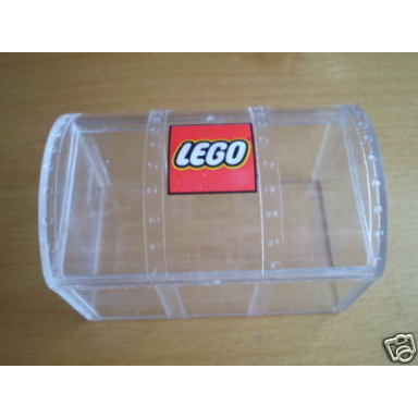 candy container treasure chest lego logo