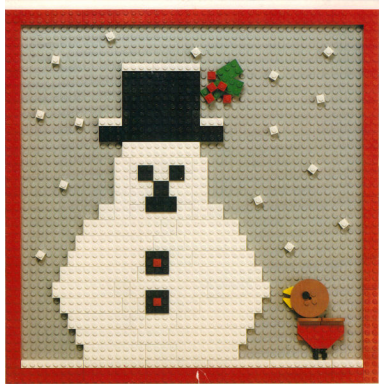 christmas card - 1987 exclusive for uk lego builders club