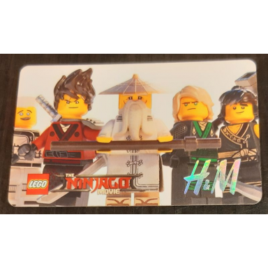 gift card h m the lego ninjago movie