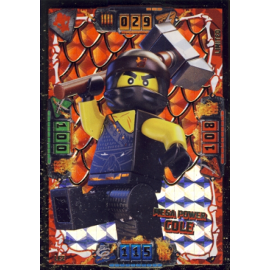 ninjago trading card game polish series 4 - le2 mega power cole