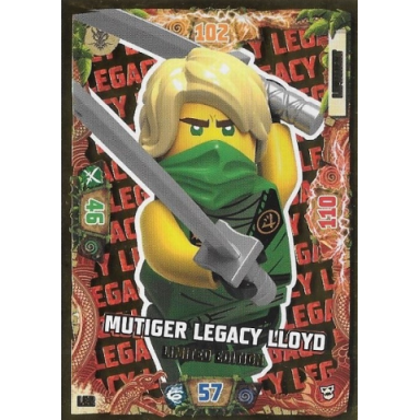 ninjago trading card game german series 6 next level - le2 mutiger legacy lloyd limited edition