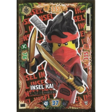 ninjago trading card game german series 6 next level - le5 insel kai limited edition