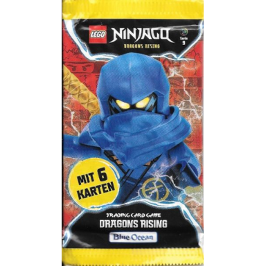 ninjago trading card game german series 9 - booster pack with 6 cards