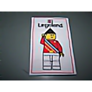 patch sew-on cloth rectangle legoland ambassador