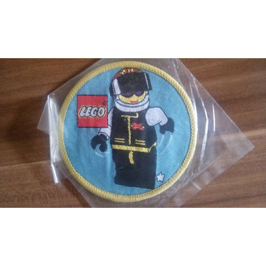 patch sew-on cloth round minifigure extreme team racer