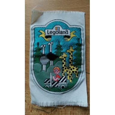 patch sew-on cloth rectangle legoland safari