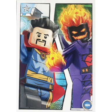 avengers trading card collection english series 1 - 104 doctor strange vs dormammu