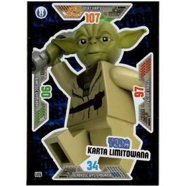 star wars trading card game polish series 2 - le5 yoda karta limitowana