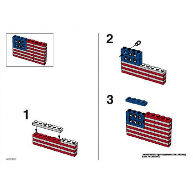 american flag polybag