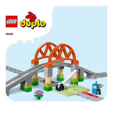 train bridge and tracks expansion set
