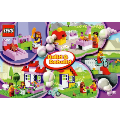 lego pink suitcase