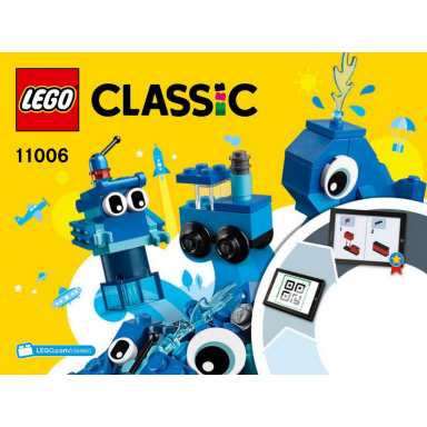 creative blue bricks