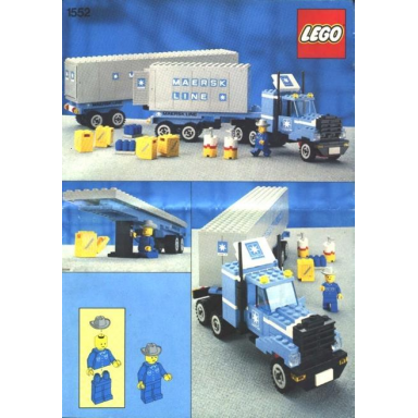 maersk line container truck