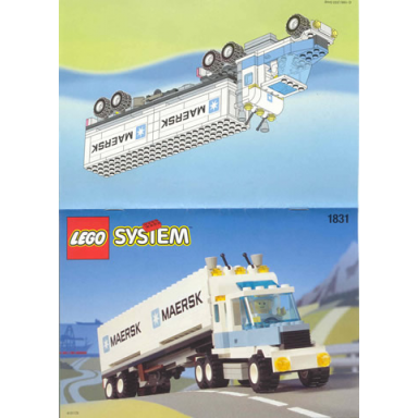 maersk line container lorry