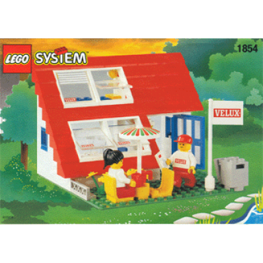 house with roof-windows velux 