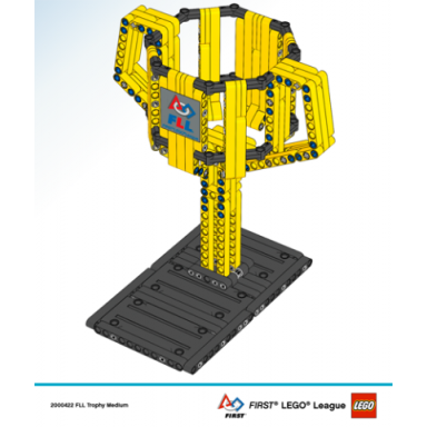 fll first lego league trophy medium
