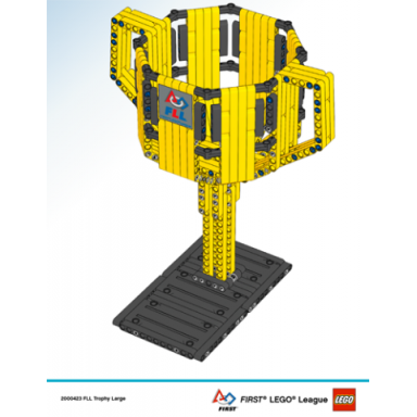 fll first lego league trophy large