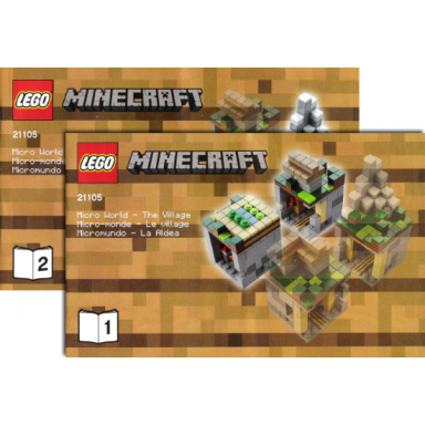 minecraft micro world - the village