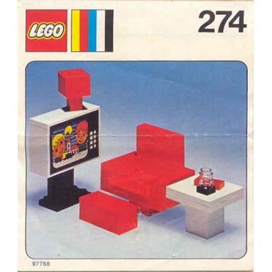 colour t.v and chair