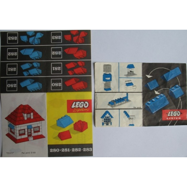 2 x 2 sloping roof bricks blue