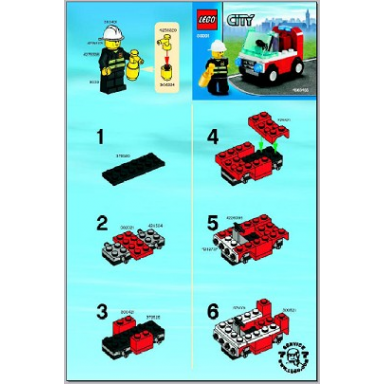 firemans car polybag
