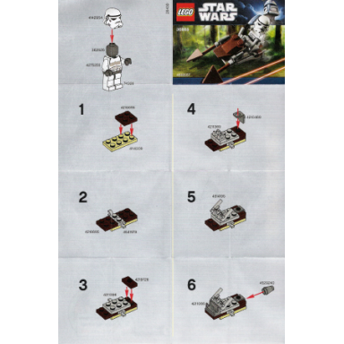 imperial speeder bike - mini polybag