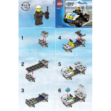 police quad polybag