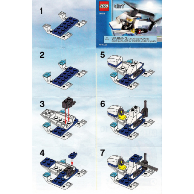 police helicopter polybag