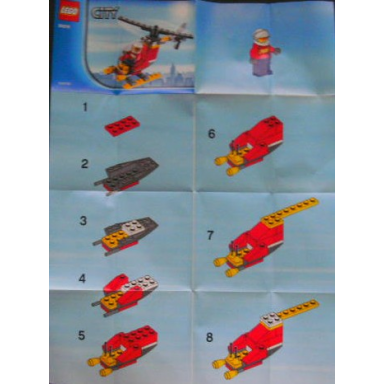 fire helicopter polybag