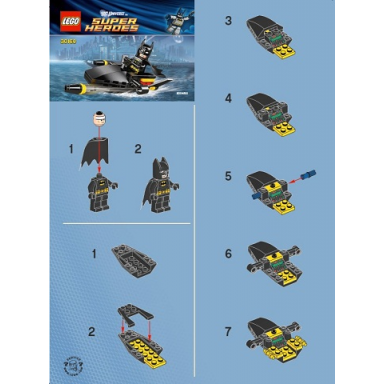 batman: jet surfer polybag