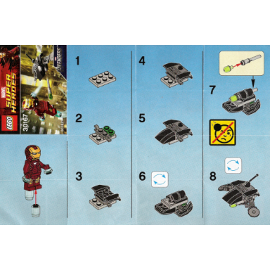 iron man vs fighting drone polybag