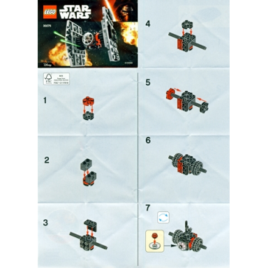 first order special forces tie fighter - mini polybag
