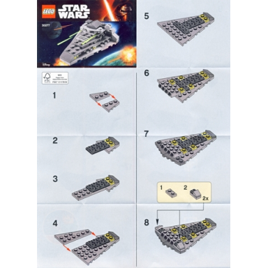 first order star destroyer - mini polybag
