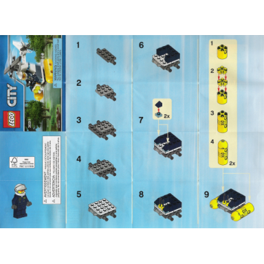 swamp police helicopter polybag